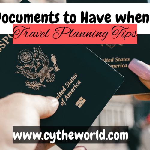 Travel Guide: 5 Important Travel Documents Every Traveler Should Know About When Travel Planning